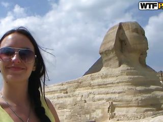 Aurita likes to travel around the world and test the cocks of different races. Here she is in Egypt and after learning about their culture she acquires stripped to learn a lot more about how they fuck. She is stripped on..
