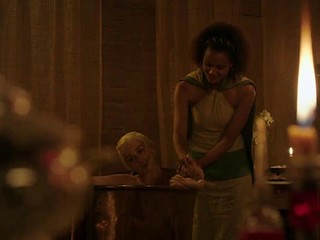 Emilia Clarke nude in the bathroom Game Of Thrones S03E08 2013
